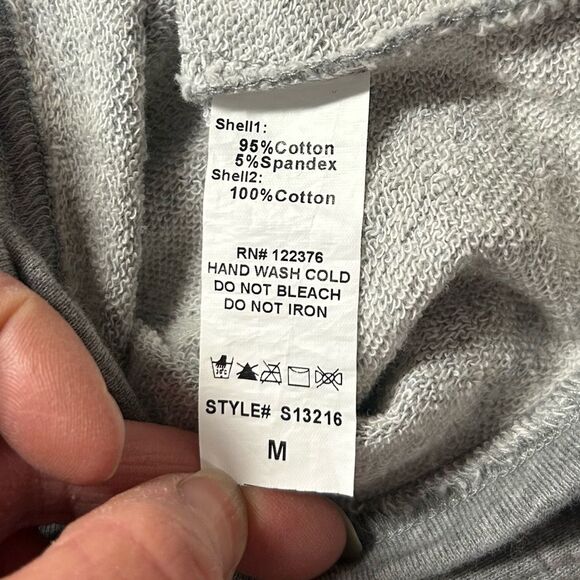 Mustard Seed Lagenlook Sweatshirt Dress Mixed Media Tiered Sleeves Size Medium - Picture 6 of 6